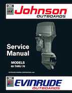 1992 Johnson Evinrude "EN" 60 thru 70 Service Repair Manual, P/N 508144