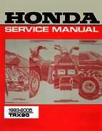 1993-2005 Honda TRX90 Service Manual