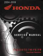 2004-2006 Honda FourTrax Rancher TRX350TE/TM/FE/FM Service Manual