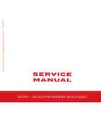 2015-2023 Honda Pioneer 500/520 UTV Service Manual P/N 61HL507
