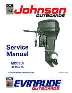 1991 Johnson/Evinrude Models "EI" 40 thru 55 Service Repair Manual P/N 507947