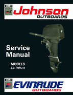 1992 Johnson/Evinrude EN 2.3 thru 8 outboards Service Repair Manual, P/N 508141