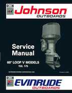 1992 Johnson Evinrude "EN" 60 deg Loop V Service Repair Manual, P/N 508146