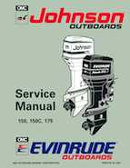1993 Johnson Evinrude "ET" 60 degrees LV Service Repair Manual, P/N 508286