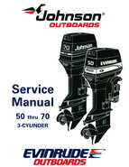 1995 Johnson/Evinrude Outboards 50 thru 70 3-cylinder Service Repair Manual P/N 503149
