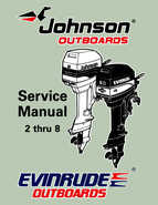 1997 Johnson/Evinrude Outboards 2 thru 8 Service Repair Manual P/N 507261