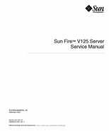 Sun Fire V125 Server Service Manual